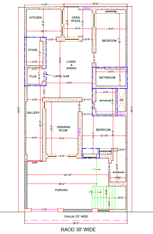 Layout As Per Drawings